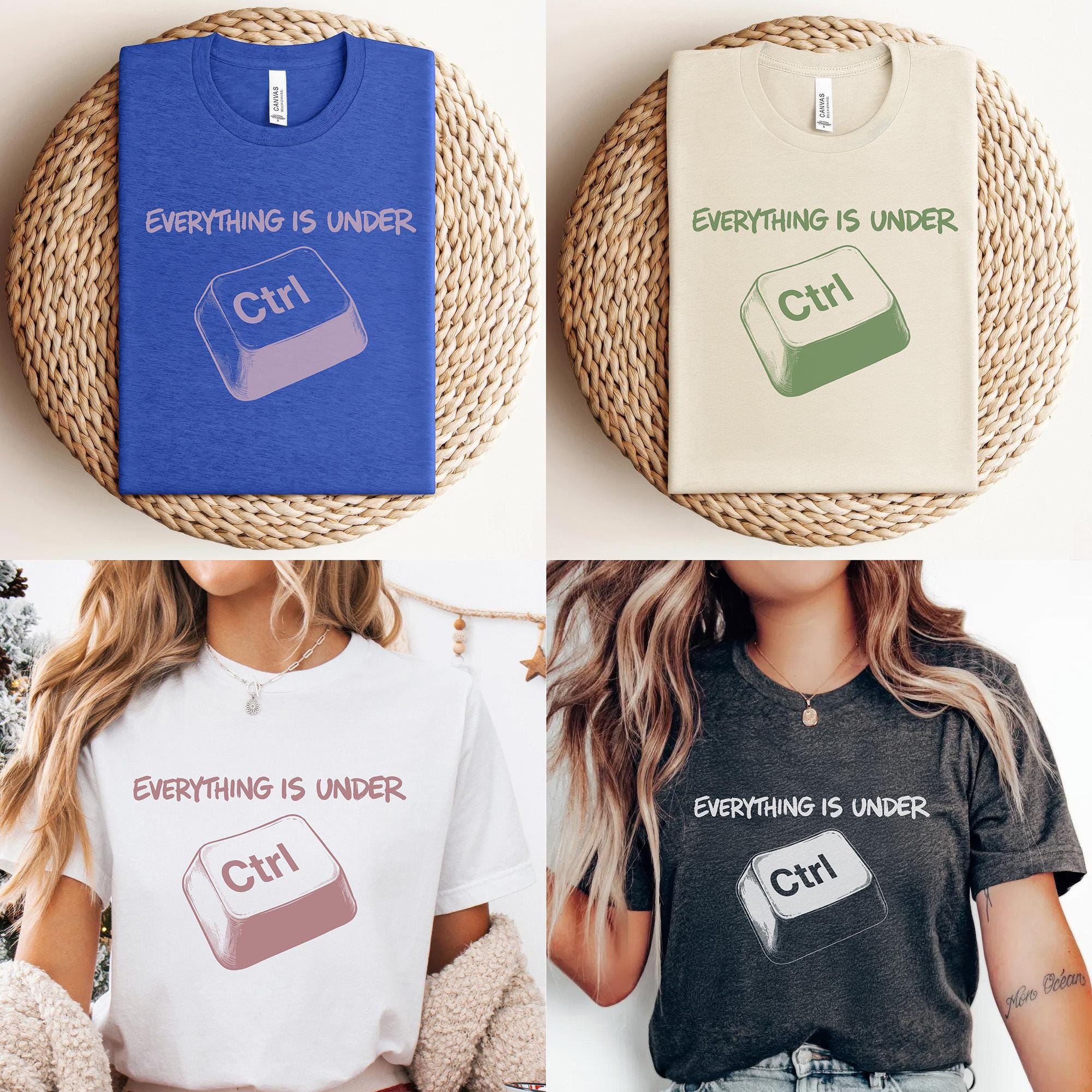 Everything is Under Ctrl PNG SVG - Funny Keyboard Humor Tech Sarcastic ...