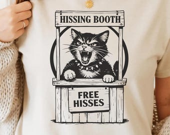 Cabina sibilante Sibili gratuiti PNG SVG - Gatto arrabbiato Umorismo Sarcastico Animale domestico Meme Citazione animale sarcastica Grafica vintage Design per maglietta a sublimazione