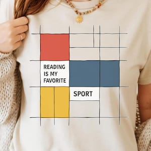 La lettura è il mio sport preferito PNG - Amante dei libri, Umorismo sulla lettura, Topo di biblioteca, Letterario, Maglietta retrò Arte Sublimazione Clipart T-Shirt Design POD
