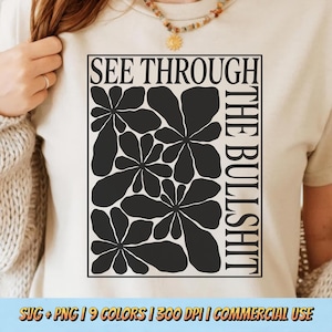 嘘を見抜く PNG SVG - 皮肉な植物の真実の声明、皮肉、ユーモア、レトロヴィンテージ、昇華グラフィックTシャツデザイン