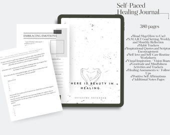 Self love Journal, Healing Journal, Therapy Journal, Gratitude Journal, Mindfulness Journal, Digital Daily Journal, Goodnotes Journal