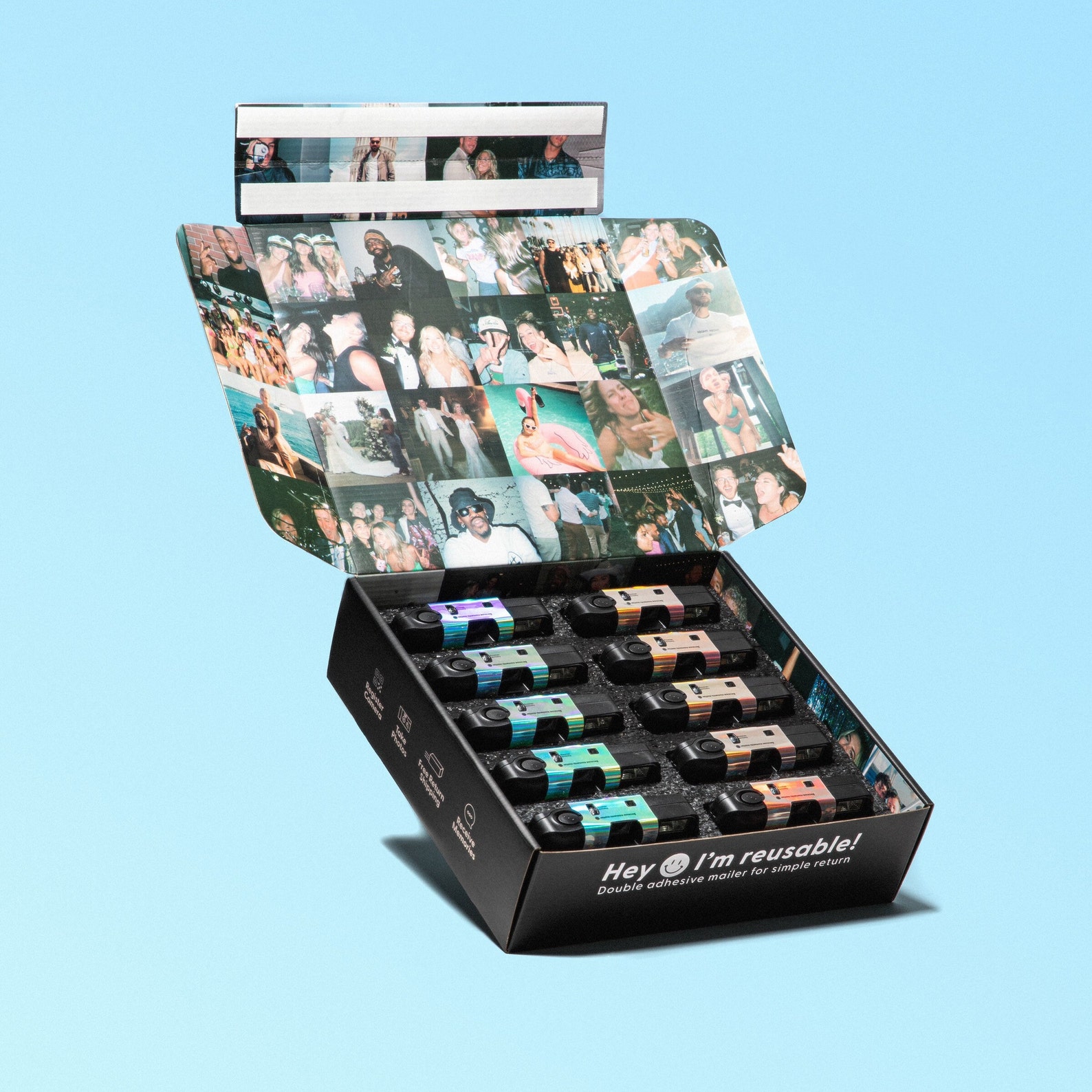 Bulk Disposable Cameras: Weddings, Parties, Film Development & Digital Scans - 5 Pack, Wedding White