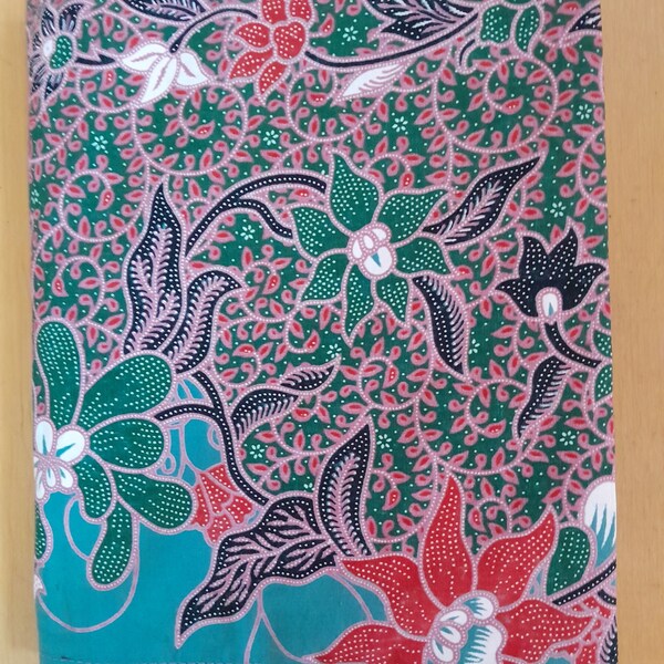 Batik Book Cover Sarong (Notebook included) Malay Peranakan Baba Nyonya Style Handmade