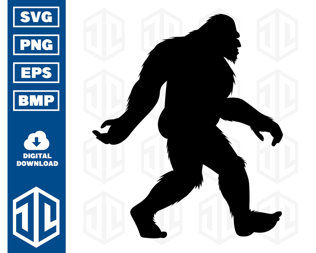 Bigfoot Sasquatch Yeti Vector/ Wildlife Clipart/ SVGEPSPNG File ...