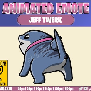 Animated Emote/Alert - Jeff Twerk - Instant Download - Ready to Use!