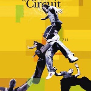 以下が含まれることがあります： 黄色い背景に、躍動感のある人物のコラージュが描かれた「Circuit」のDVDカバー。タイトルが大きく表示され、上部にはアーティスト名が記載されています。「311」の数字も確認できます。