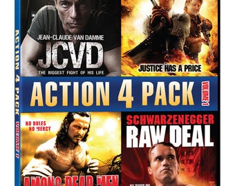 Action 4 Pack - Volume 1 (JCVD / Lords Of The Street / Among Dead Men / Raw Deal) - DVD