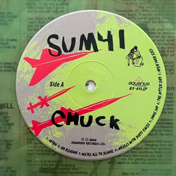 SUM 41 - Chuck (florescent Clear Green Vinyl 160g) - Vinyl - Etsy