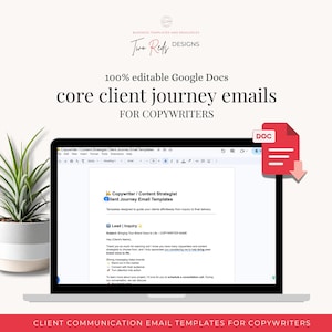 Copywriter Client Email Templates | Streamlined Workflow | Inquiry, Proposal, Project Communications | Optional Payment & Scheduler Email