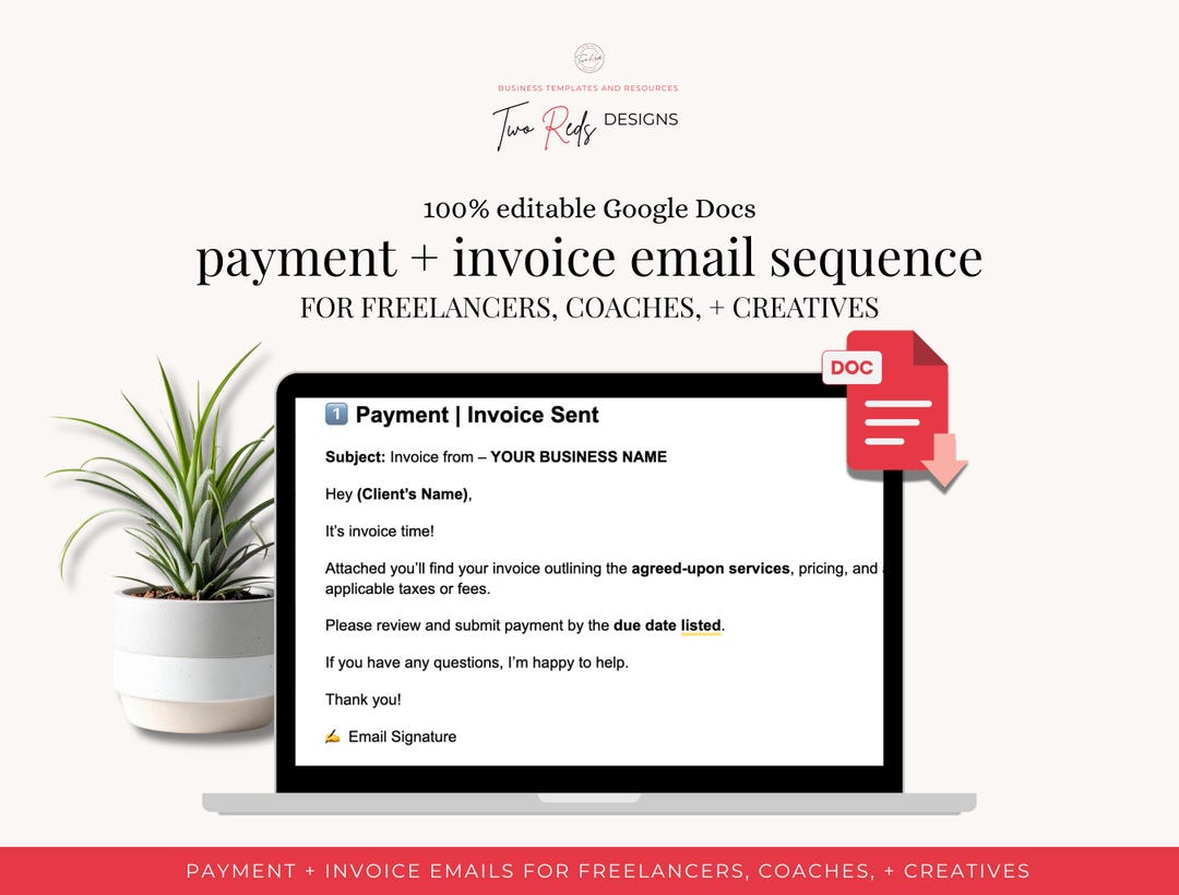 Payment Email Templates | Invoice & Payment Reminder Emails | Freelance ...