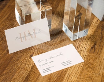 Minimalist Business Card Template, Modern Business Card, Editable and instant access to your template