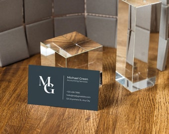 Minimalist Business Card Template, Modern Business Card, Editable and instant access to your template