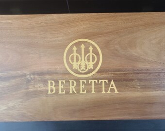 Beretta Wood Storage Box 17 x 9 x 4 inches with removable foam - FREE SHIPPING