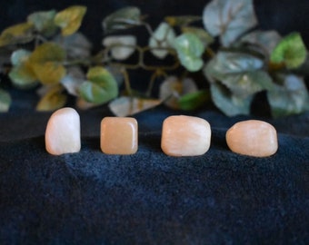 Tumbled Aragonite Pocket Stones: Energy Balancing Crystal