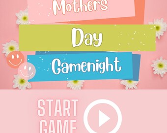 Juego familiar del Día de la Madre: Celebración de 5 rondas (Descarga digital)