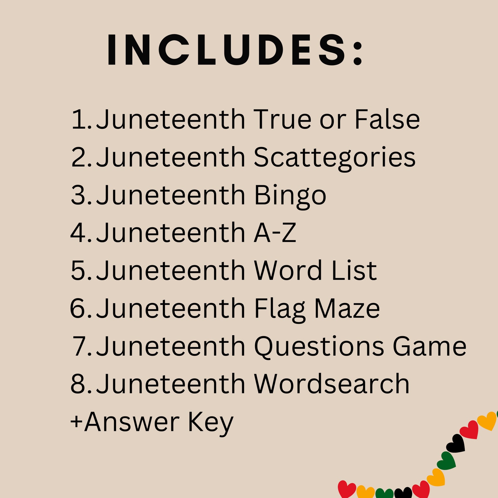 JUNETEENTH GAME Juneteenth Game Bundle Trivia Game for Juneteenth Party ...