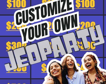 Plantilla de PowerPoint personalizable de Jeopardy: concurso para cualquier ocasión (descarga editable)