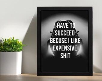 Funny home office wall art - home office decor - Motivational poster -  Entrepreneur wall art