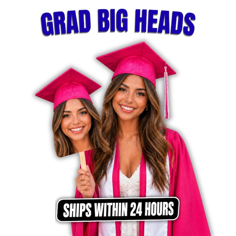 Grad Face Sign Graduation Face Sign - Etsy