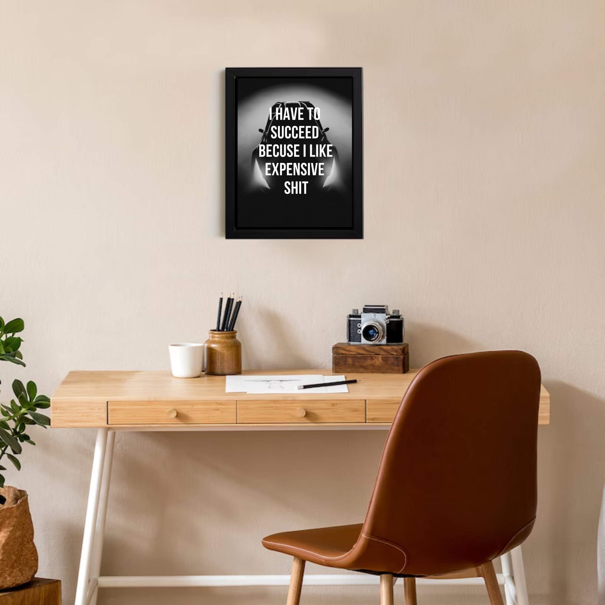 Funny Home Office Wall Art Home Office Decor Motivational Etsy