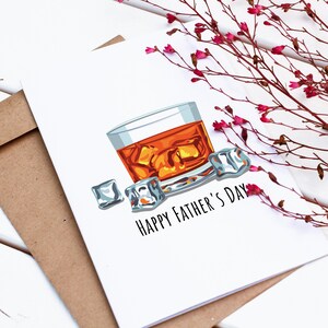 Printable Whiskey Father's Day Card, Custom Dad Card, Fathers Day ...