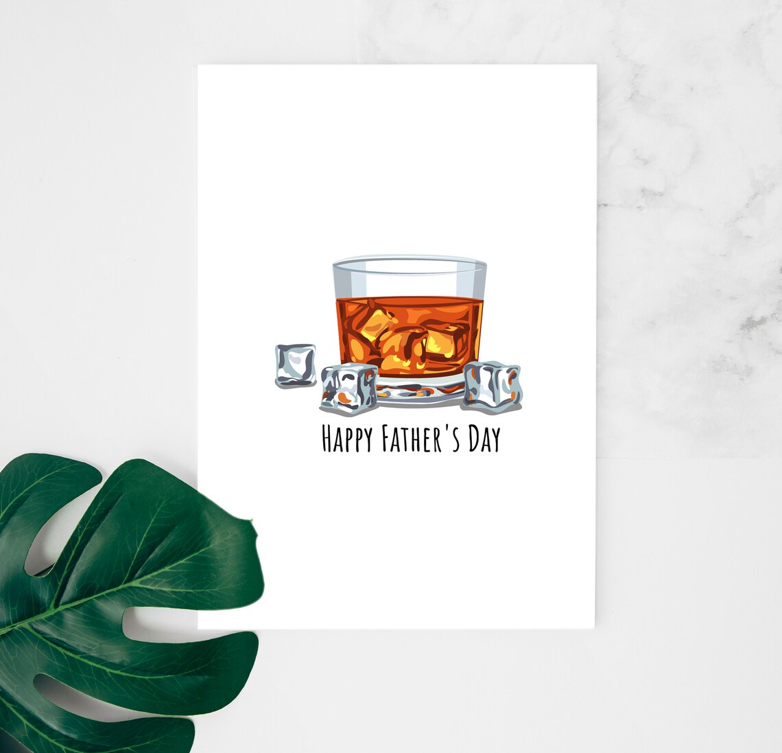 Printable Whiskey Father's Day Card, Custom Dad Card, Fathers Day ...