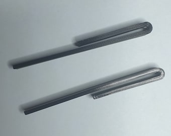 BLACK 3D Printed Pocket Patch Clips (Set of 2)  for Wonderfold Wagon Pocket Patches - Also Suits Keenz and other Pram Wagon patches