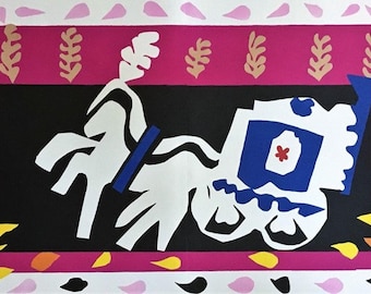 Henri Matisse - Lithograph - Portfolio Jazz  - Horse and Buggy
