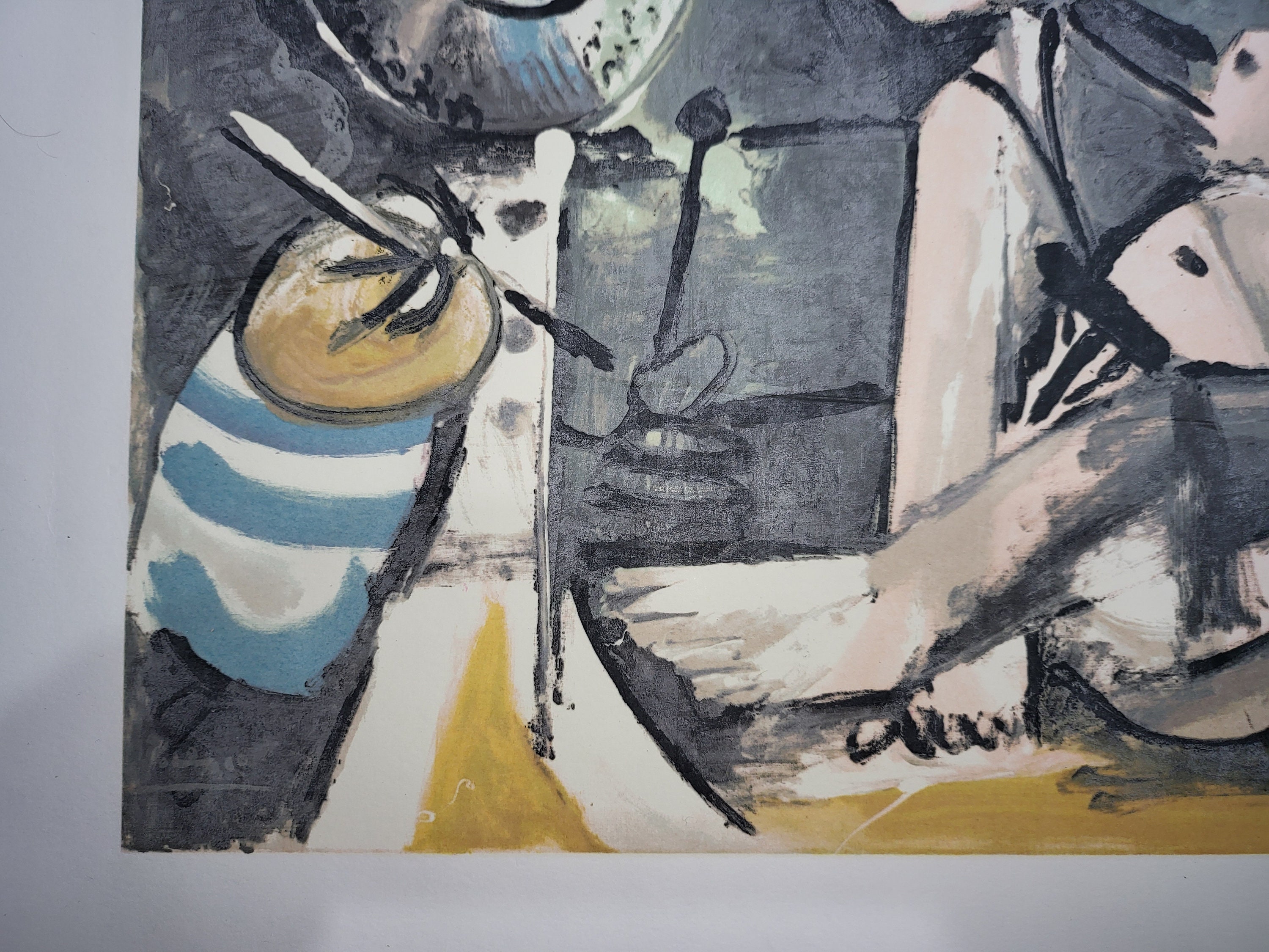 PICASSO 油絵アート Pablo Picasso Painting Art Print by New York Artist - Fine