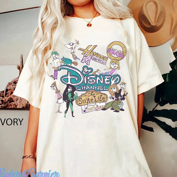 Disney Channel Cartoon Characters Group Hannah Montana Lizzie McGuire Phineas Ferb Shirt, What Dreams Are Made Of Tee, Disneyland Trip Gift