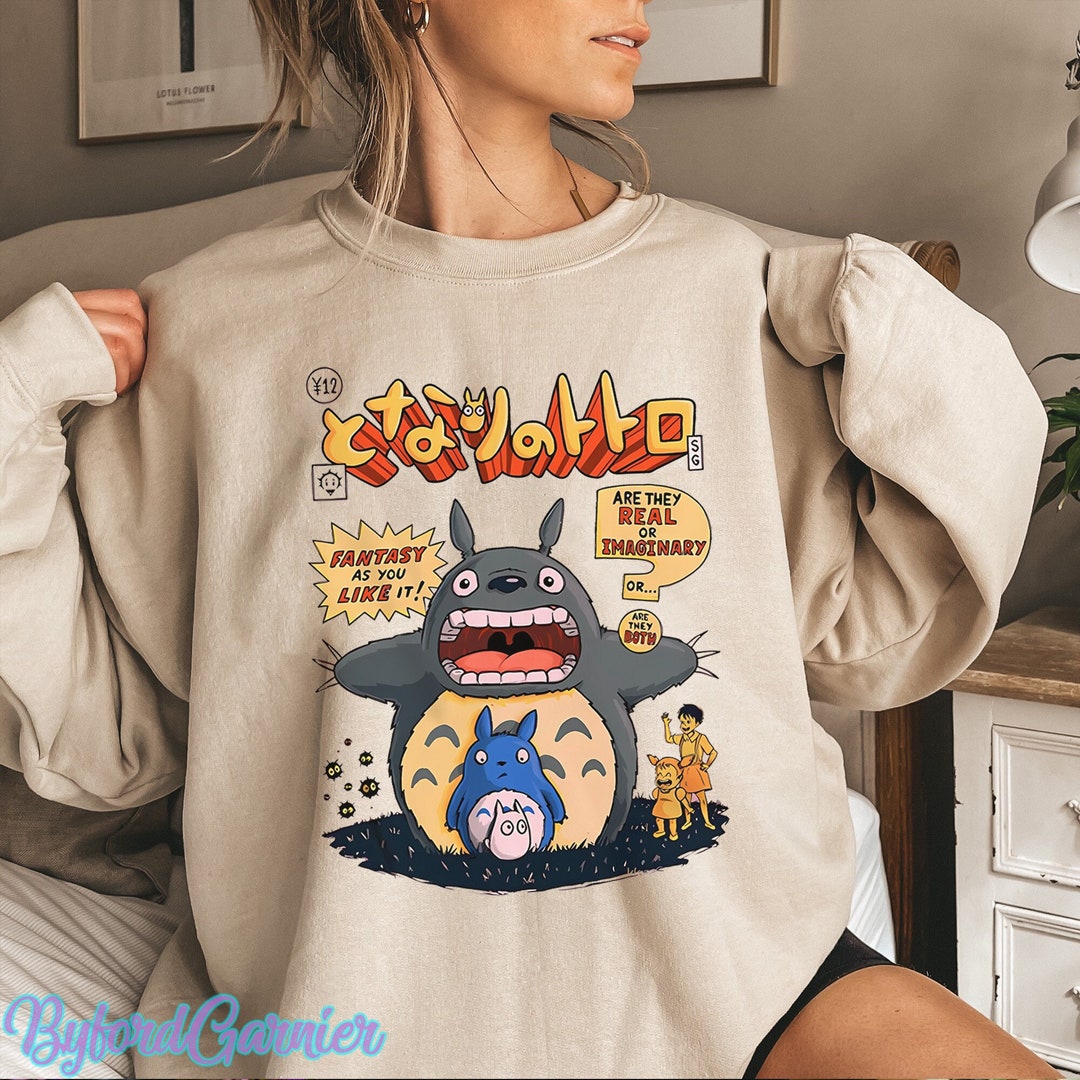 Comfort Colors® Cute Totoro Shirt, Totoro Sweatshirt, Studio Ghibli ...