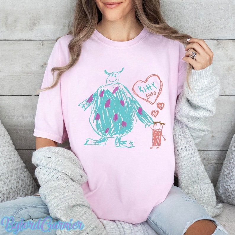 Vintage Disney Monster Inc Comfort Colors Shirt, Cute Sulley and Boo ...