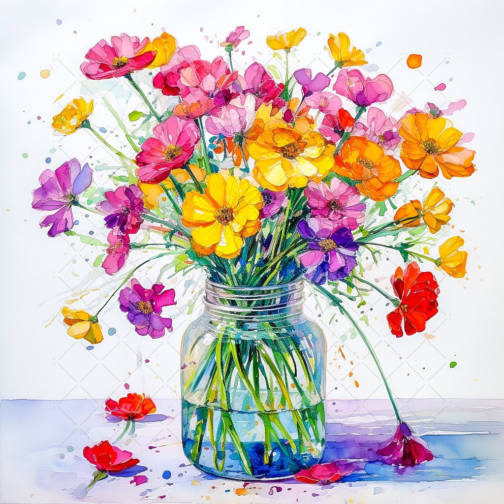 jar-of-cosmos-sensation-flowers-bundle-clipart-10-high-quality-jpg