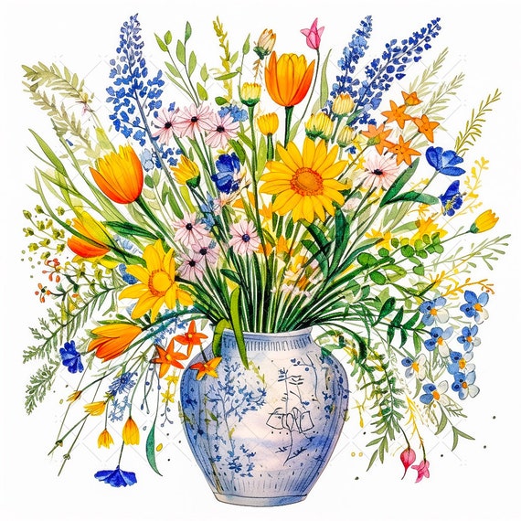 Wee Blue Coo Grußkarte Mit Aquarell-Pfingstrosen – Perfekt Für Muttertag, Geburtstag & Dankeschön