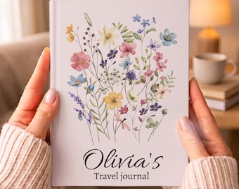 Personalized Travel Journal For Women, Women's Travel Journal, Our Adventure Gift Journal, Daughter, Granddaughter Girlfriend Nomad Gift