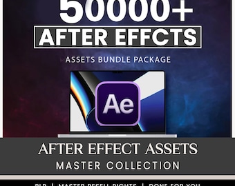 5000+ After Effect Assets Mega Bundle | Printable & Digital Files | Instant Download Resource Pack