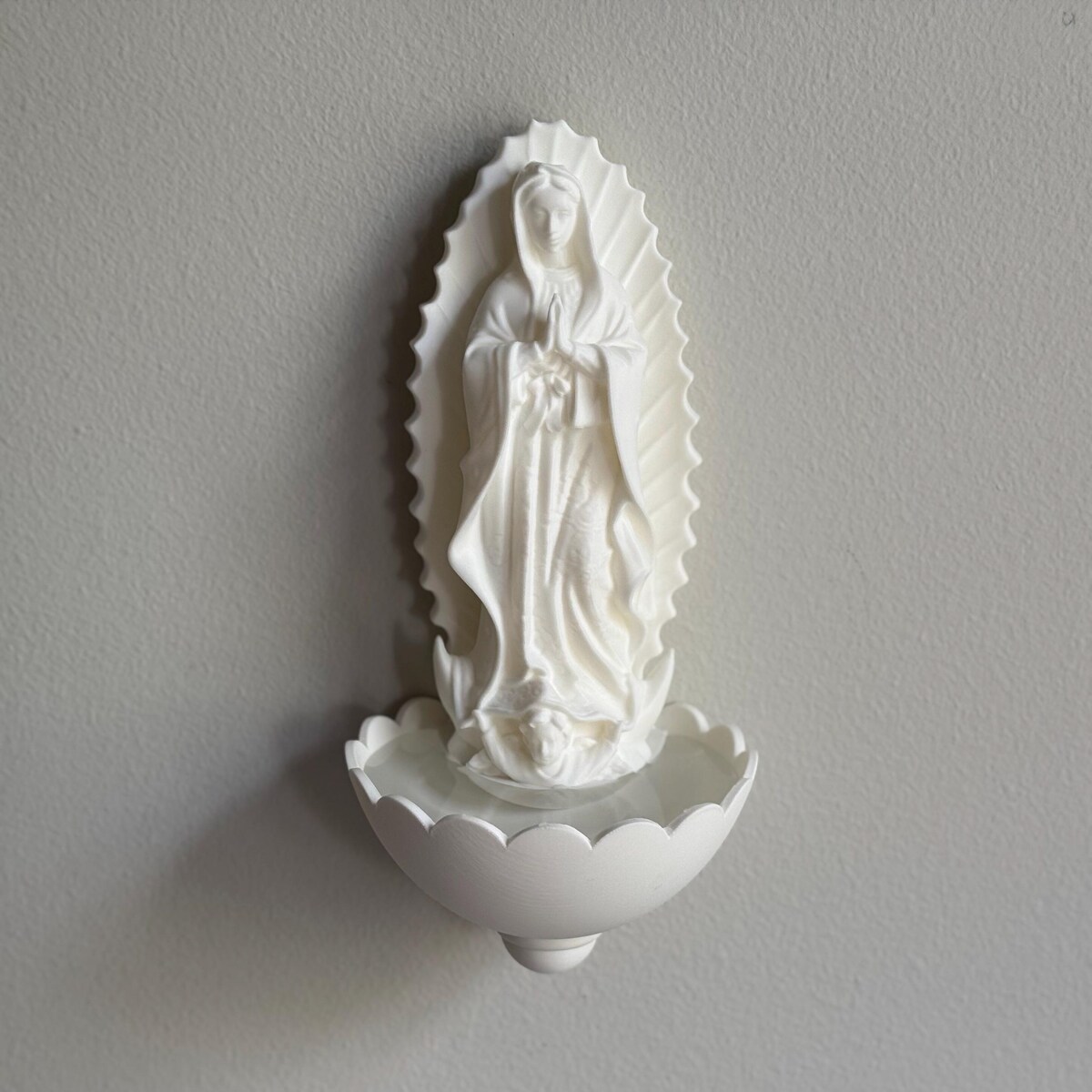 Our Lady of Guadalupe Holy Water Font - Etsy