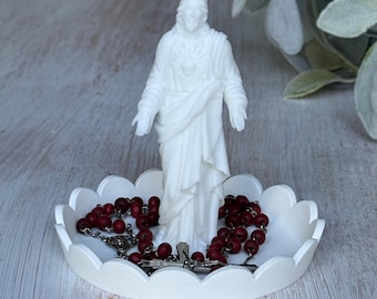 Sacred Heart of Jesus Rosary holder - Small