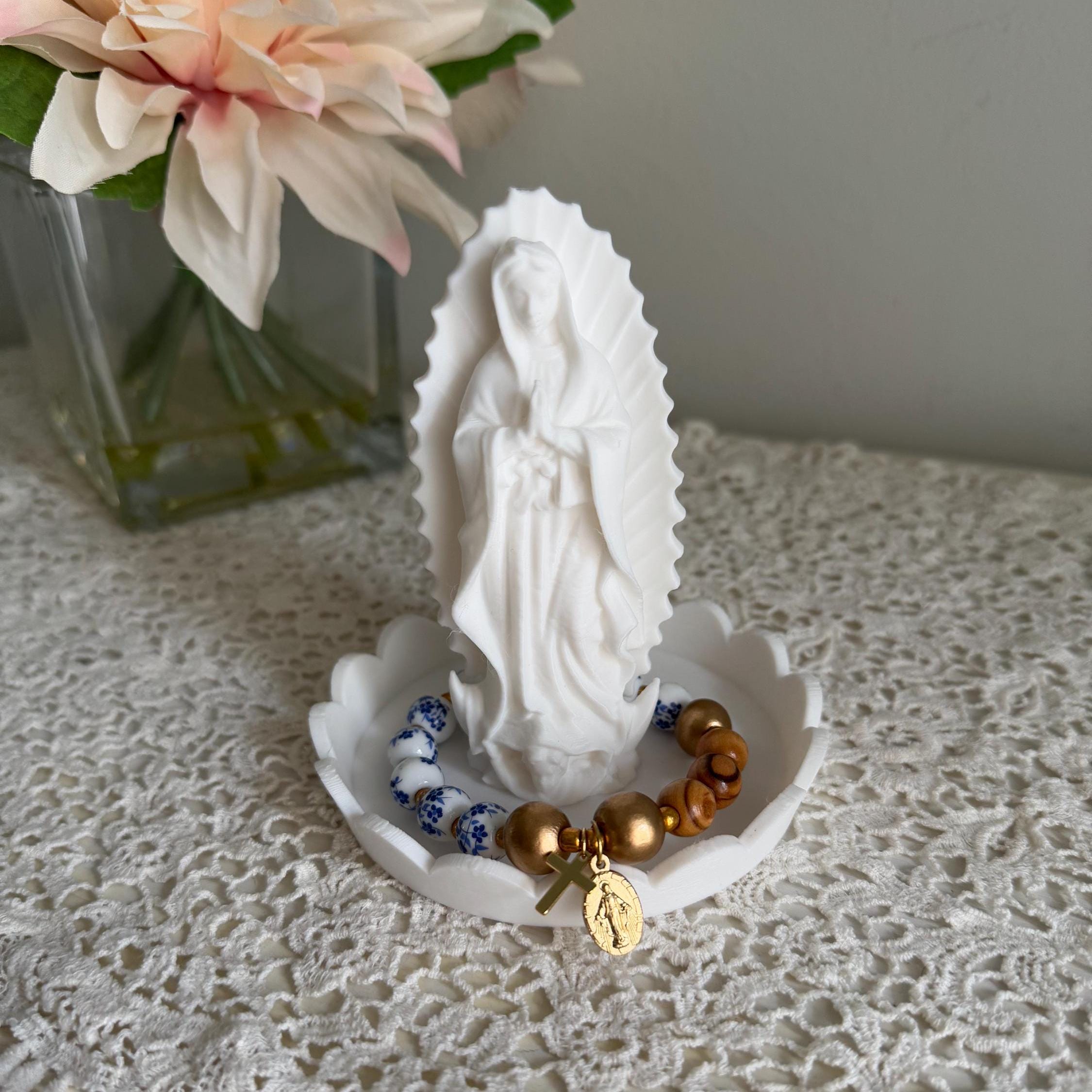 Our Lady of Guadalupe Rosary holder - Small