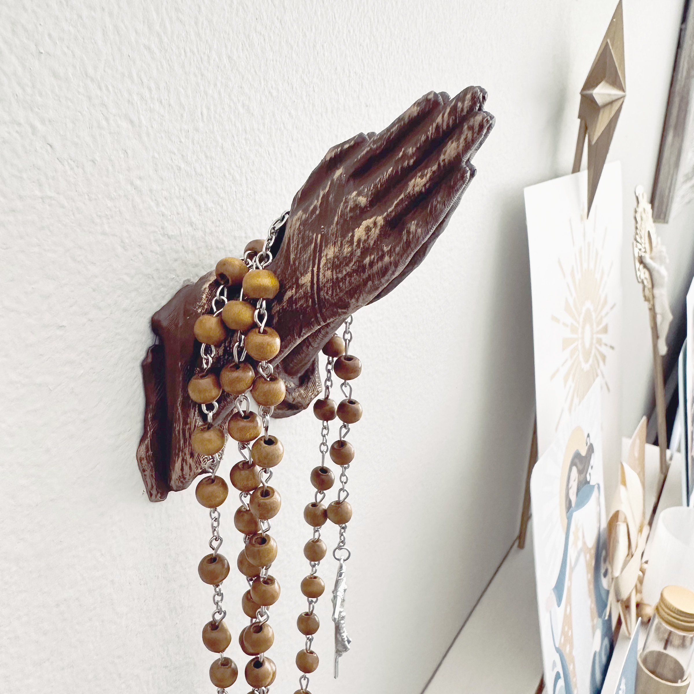 Prayer Hands Wall Holder