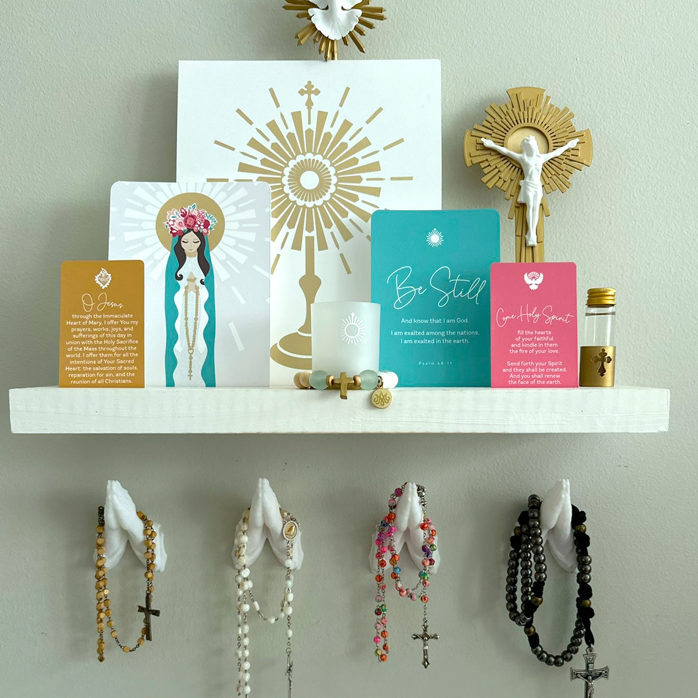 Prayer Hands Wall Holder