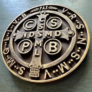 St. Benedict Medal Wall Plaque