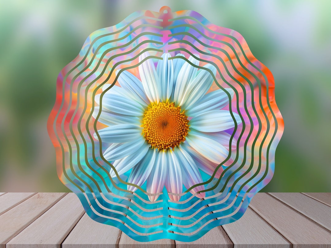 Daisy Wind Spinner Sublimation Design, High Quality PNG - Etsy