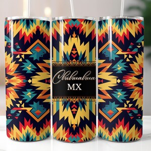 Chihuahua Mexico 20 oz Tumbler Wrap Sublimation Design, High Quality Digital Download, JPG and PNG format, Printable Tumbler Wrap