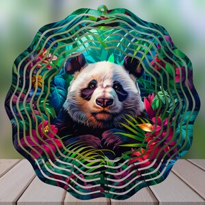 Panda Bear PNG Wind Spinner Sublimation Design, High Quality PNG for ...