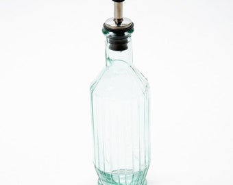 Ecogreen Flasche 300ml mit Ausgiesser Essig / Öl Streifen Decor