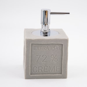 Soap dispenser Helene gray country house style