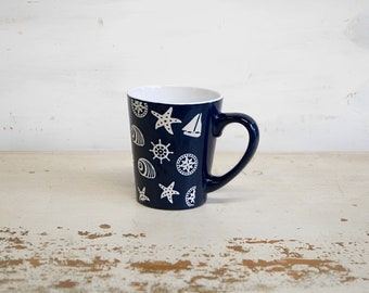 Kaffeetasse Becher Tasse Keramik 250ml Maritim