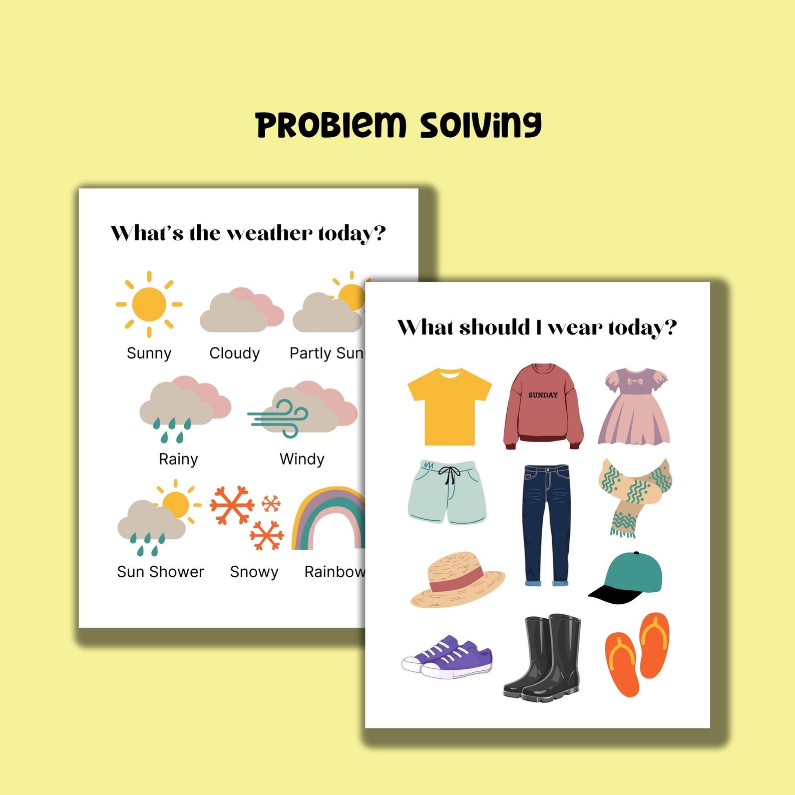 Morning Menu Printables, Morning Menu, Morning Menu Homeschool, Toddler ...