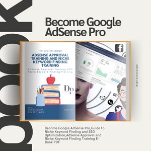 Word Google AdSense Pro, gids voor het vinden van nichezoekwoorden en SEO-optimalisatie, AdSense-goedkeuring en pdf-training voor het vinden van nichezoekwoorden